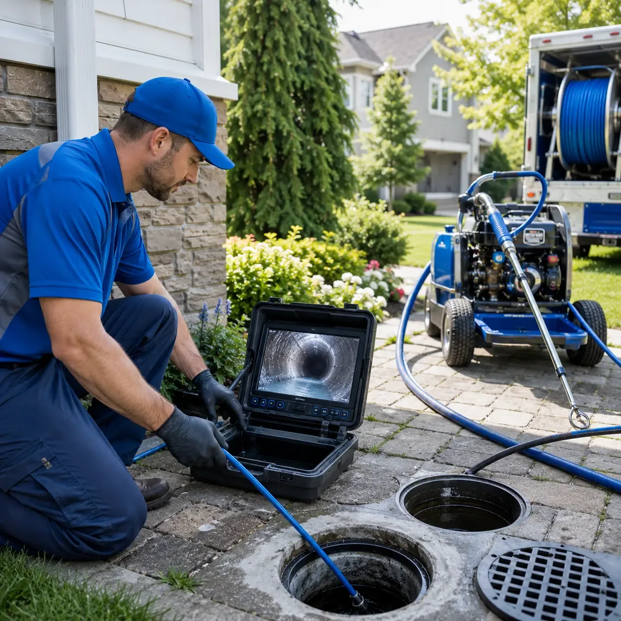 Outdoor drain cleaning professionals serving Whiteford, MD